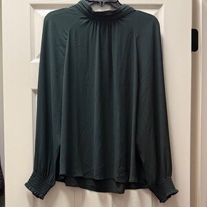 Ann Taylor Forest Green Blouse